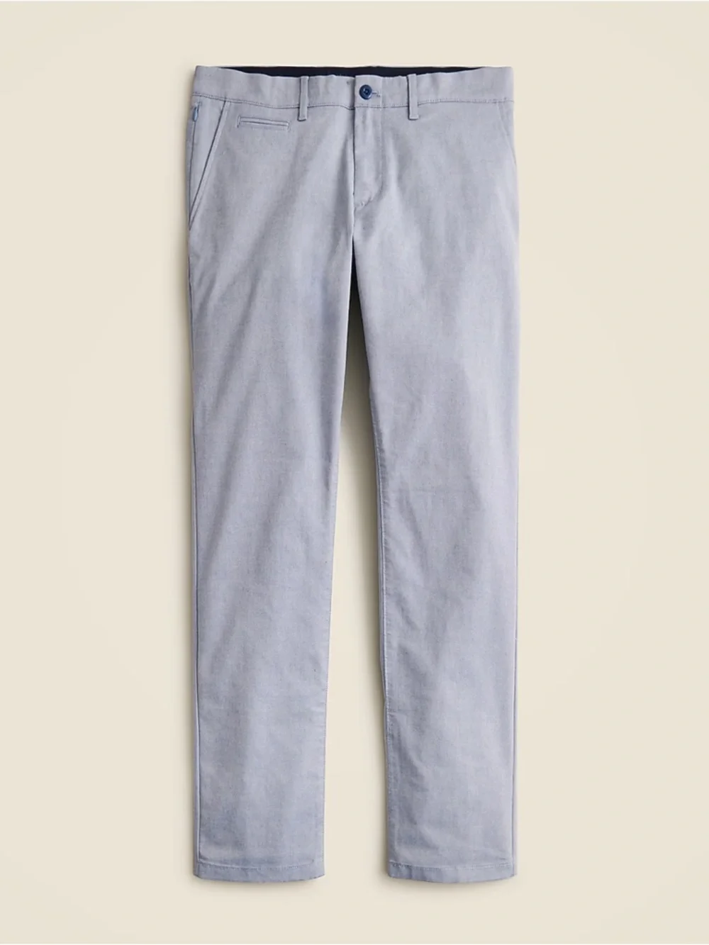 J.Crew 484 Slim-Fit Tech Oxford Pant in Light Blue Size 35x32